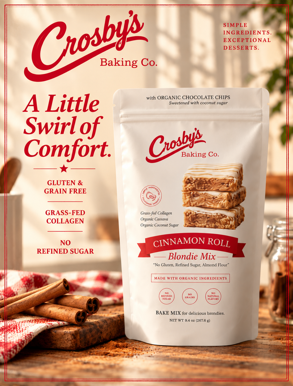 CINNAMON ROLL BAKE MIX