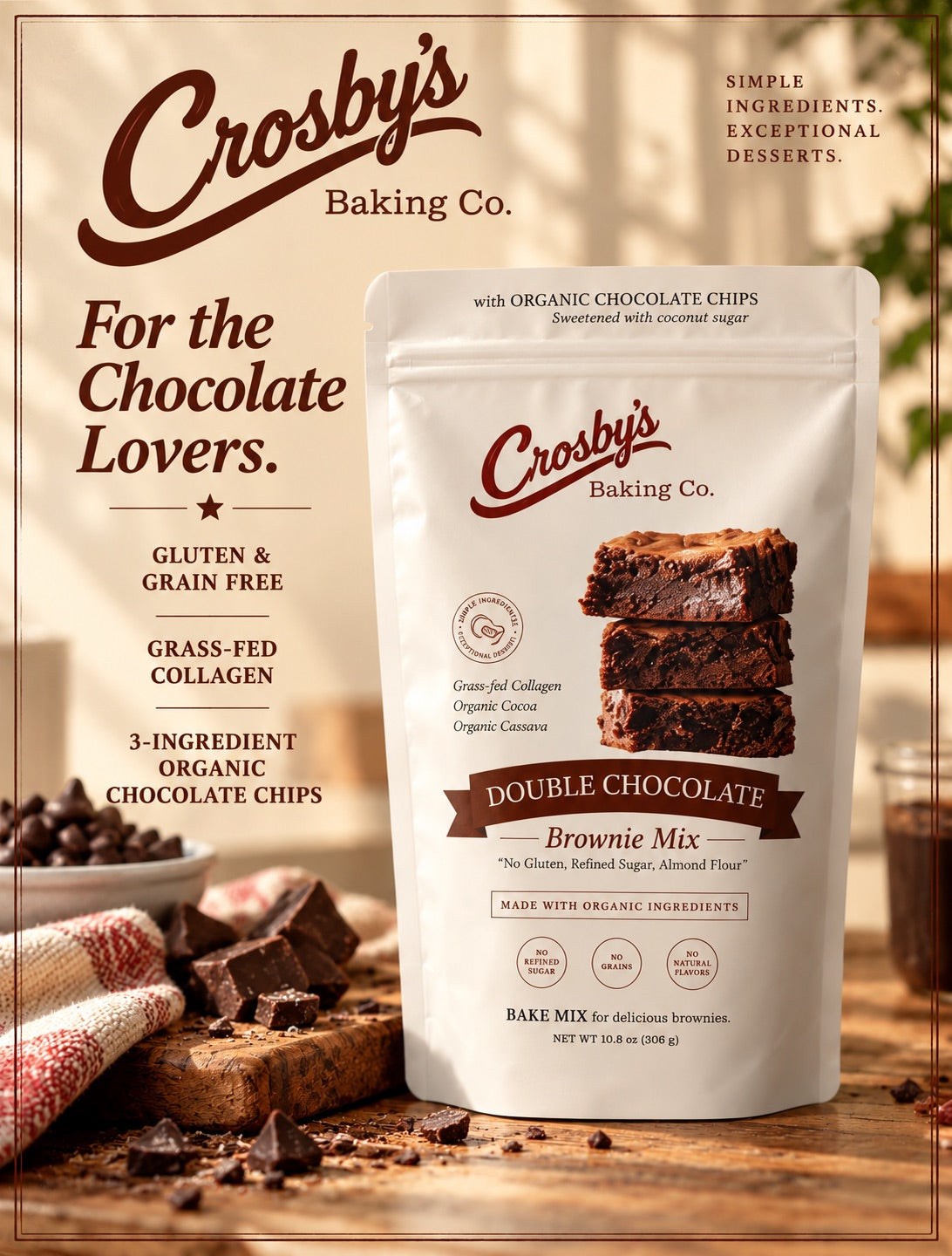 BROWNIE BAKE MIX