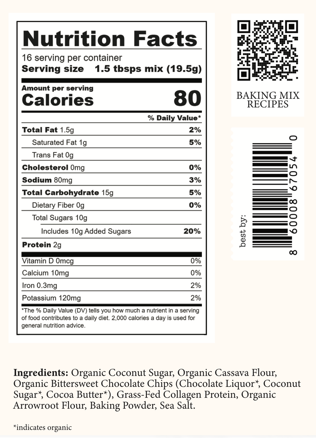 BLONDIE BAKE MIX